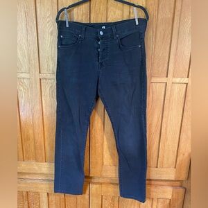 7 For All Mankind Rhigby Men's Slim Jeans - Black